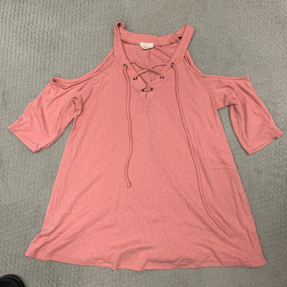 Size small cold shoulder top